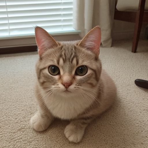 Soft-eyed cat looking past the camera.